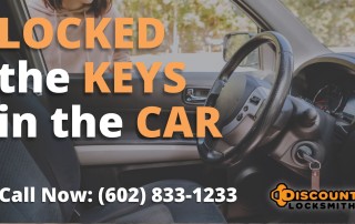 Locked keys Car