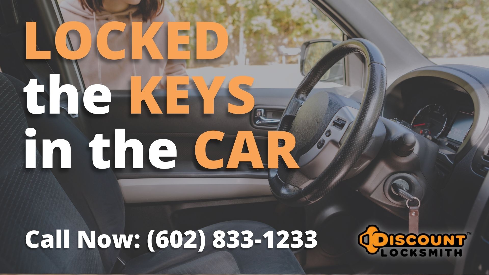 Locked keys Car